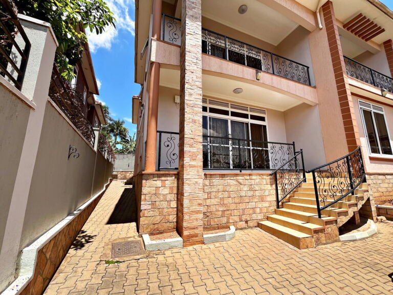 Five bedroom house for sale in Naalya: front steps and veranda