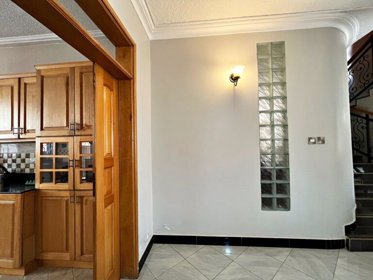Five bedroom house for sale in Naalya: hall leading to the kitchen